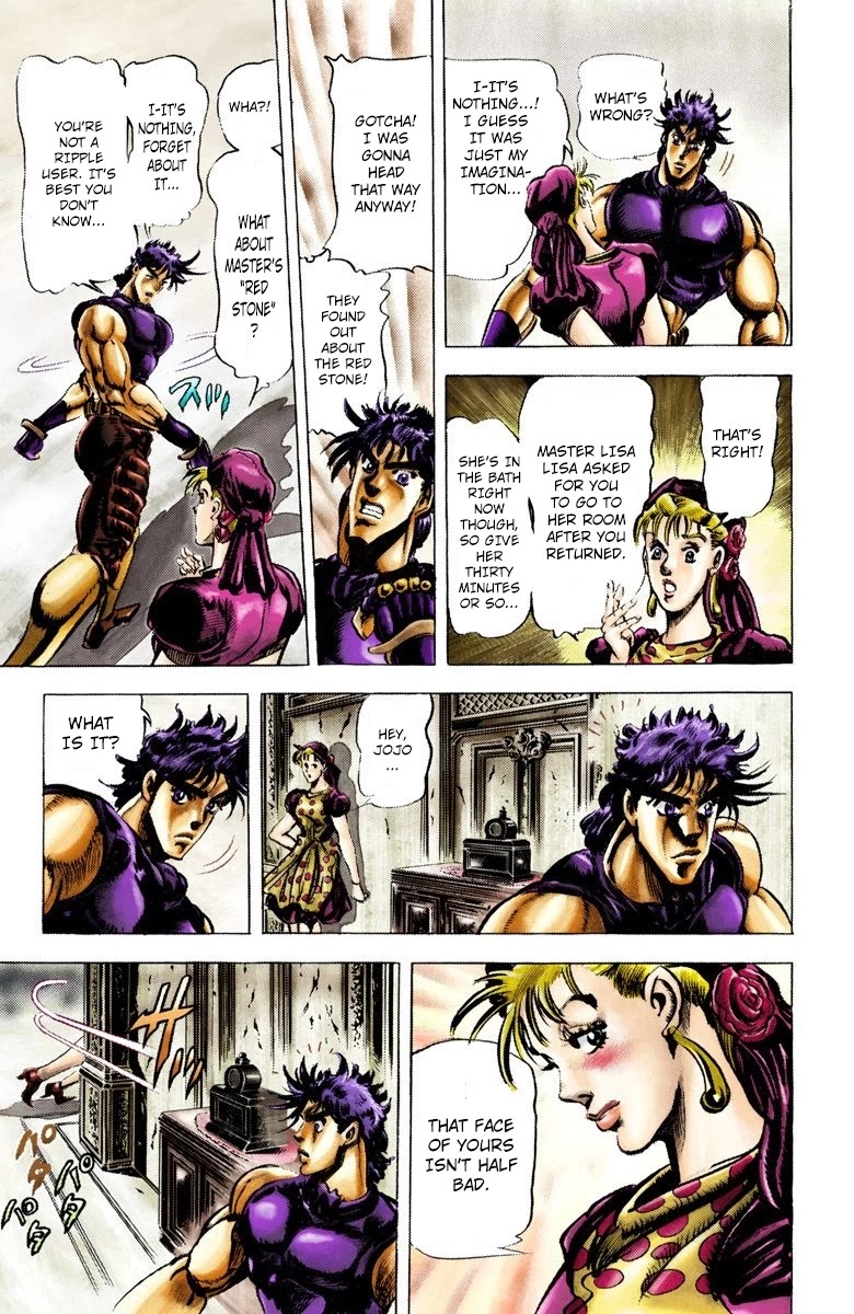 JoJo's Bizarre Adventure Part 2 - Battle Tendency (Official Colored) chapter 37 page 10