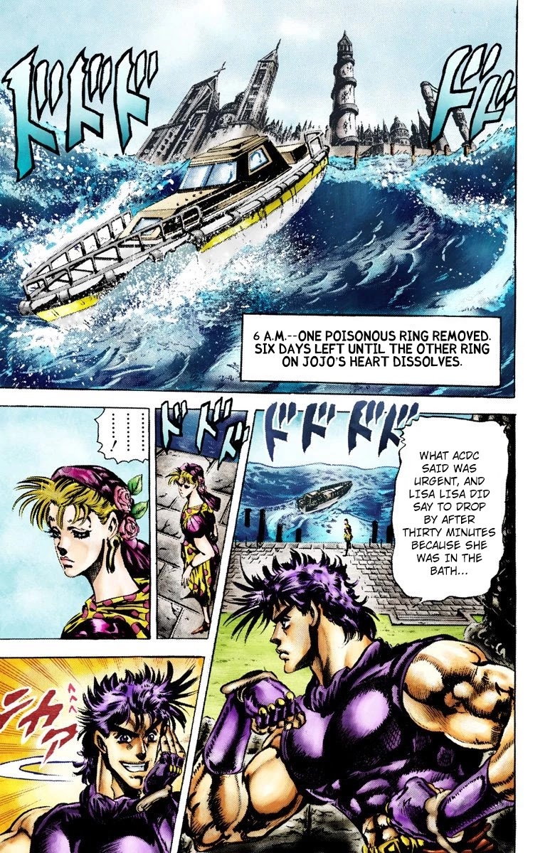 JoJo's Bizarre Adventure Part 2 - Battle Tendency (Official Colored) chapter 37 page 12