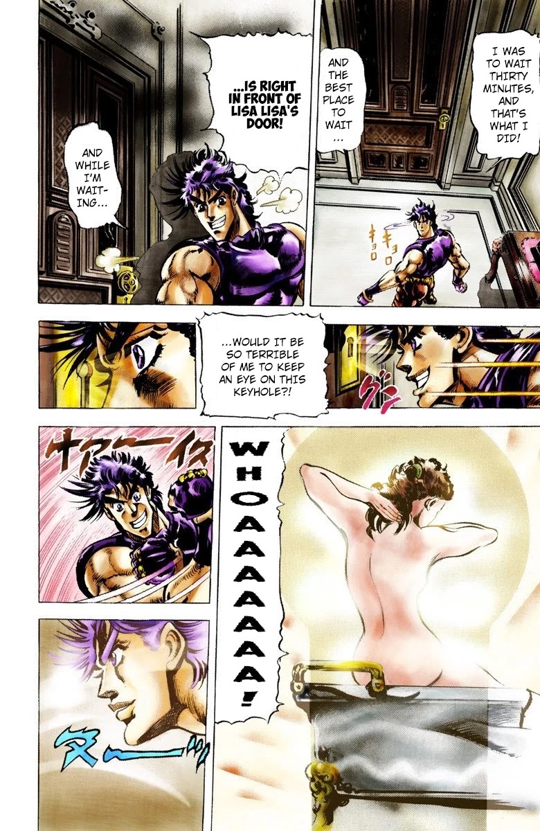 JoJo's Bizarre Adventure Part 2 - Battle Tendency (Official Colored) chapter 37 page 13