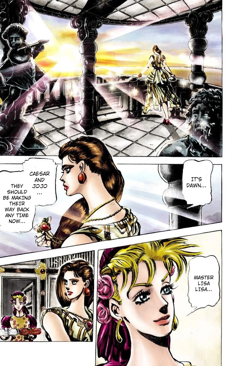 JoJo's Bizarre Adventure Part 2 - Battle Tendency (Official Colored) chapter 37 page 4