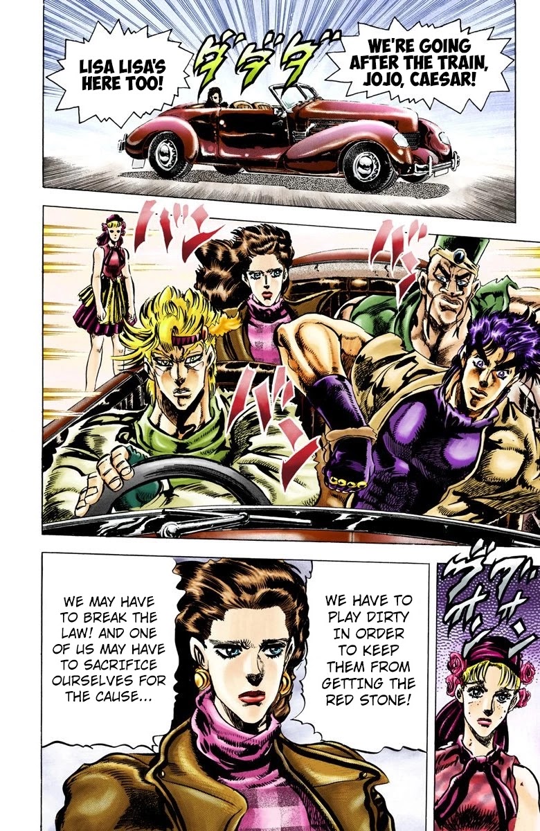 JoJo's Bizarre Adventure Part 2 - Battle Tendency (Official Colored) chapter 39 page 8