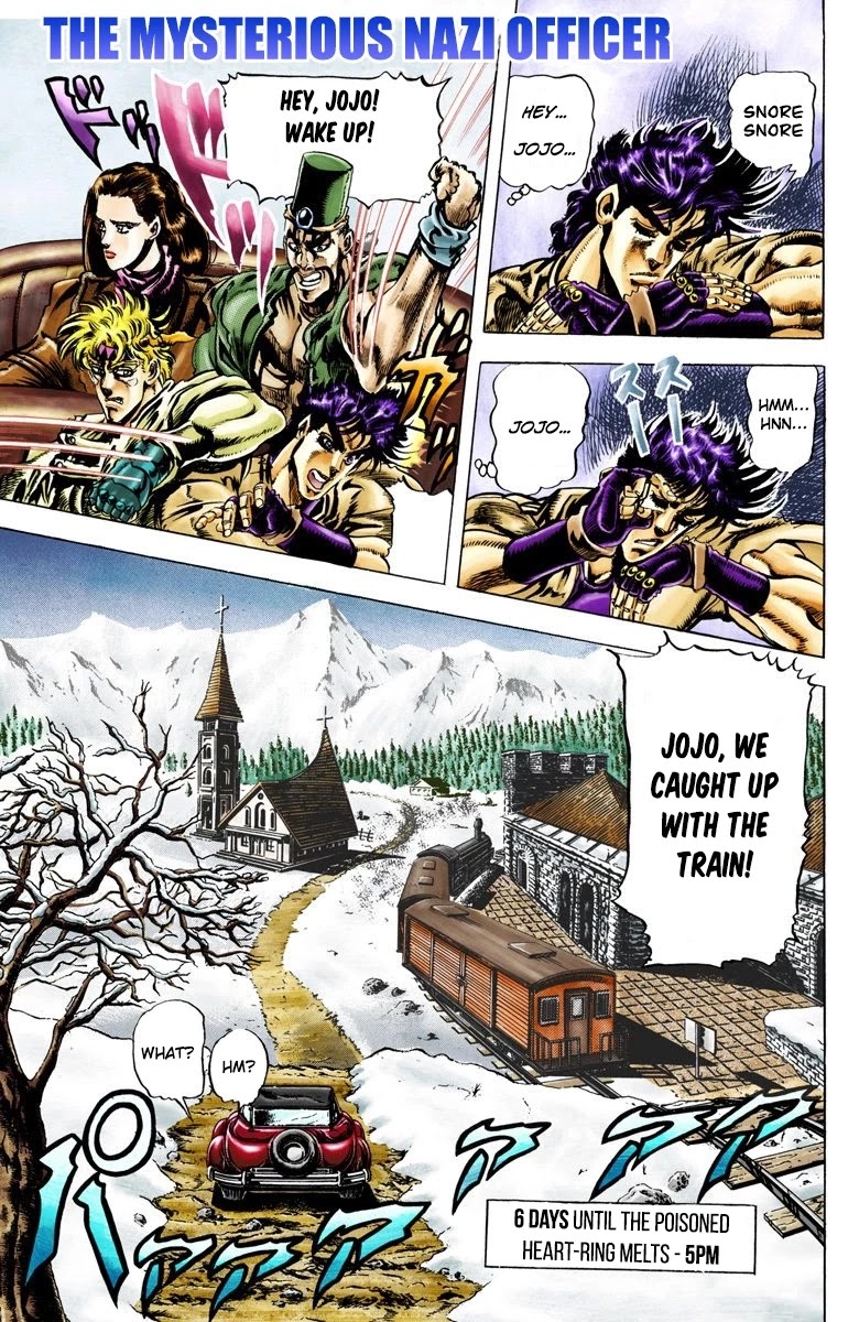 JoJo's Bizarre Adventure Part 2 - Battle Tendency (Official Colored) chapter 40 page 2