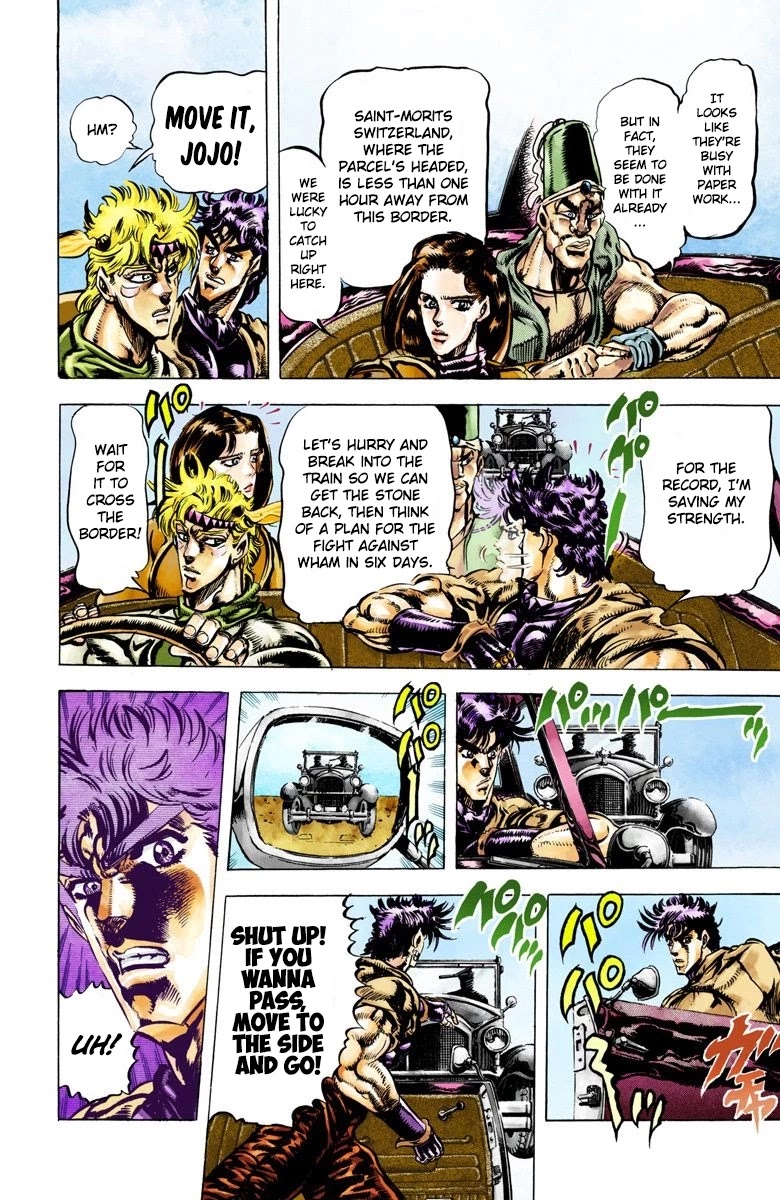 JoJo's Bizarre Adventure Part 2 - Battle Tendency (Official Colored) chapter 40 page 3