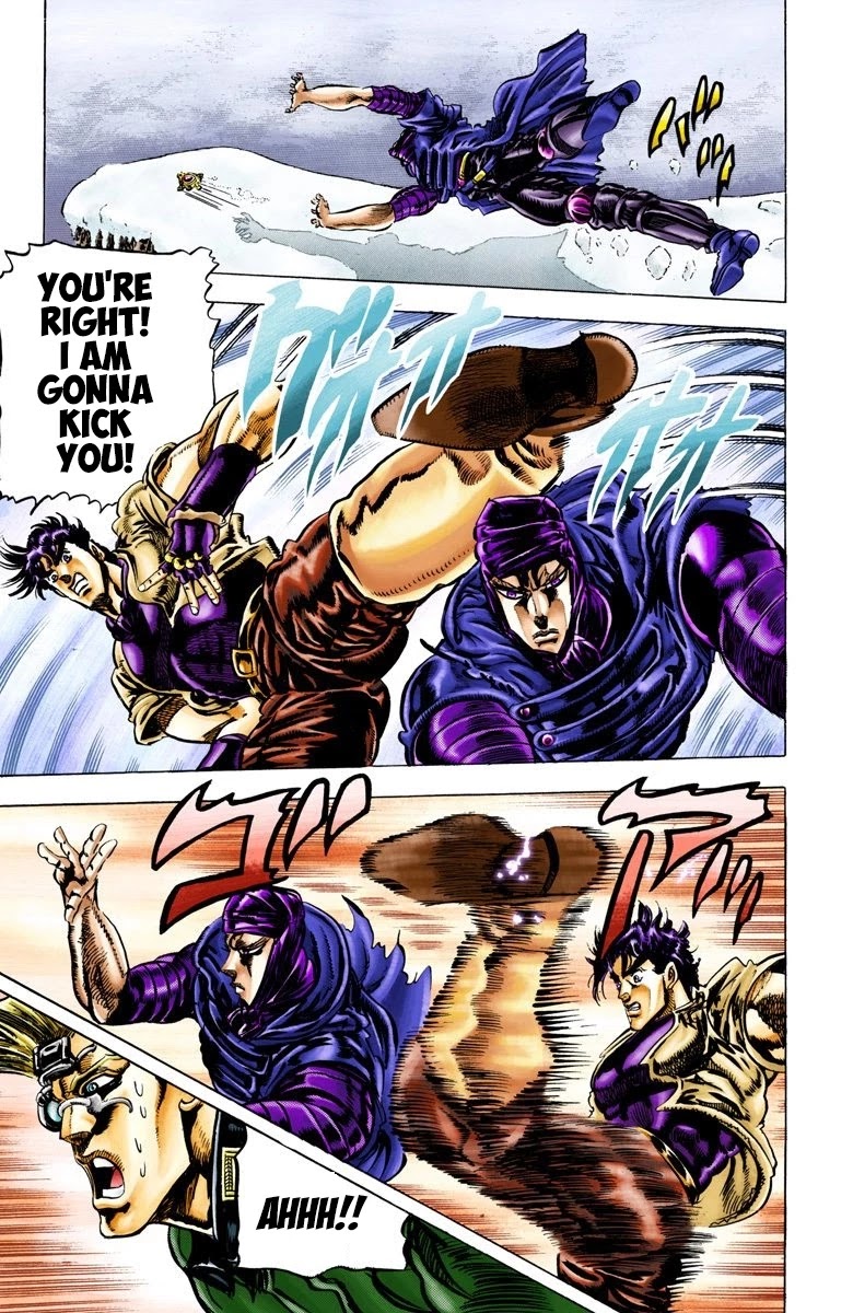 JoJo's Bizarre Adventure Part 2 - Battle Tendency (Official Colored) chapter 42 page 14