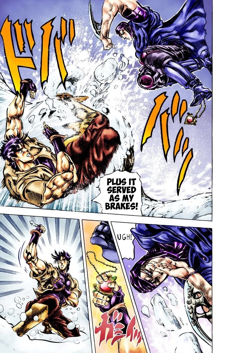 JoJo's Bizarre Adventure Part 2 - Battle Tendency (Official Colored) chapter 42 page 16