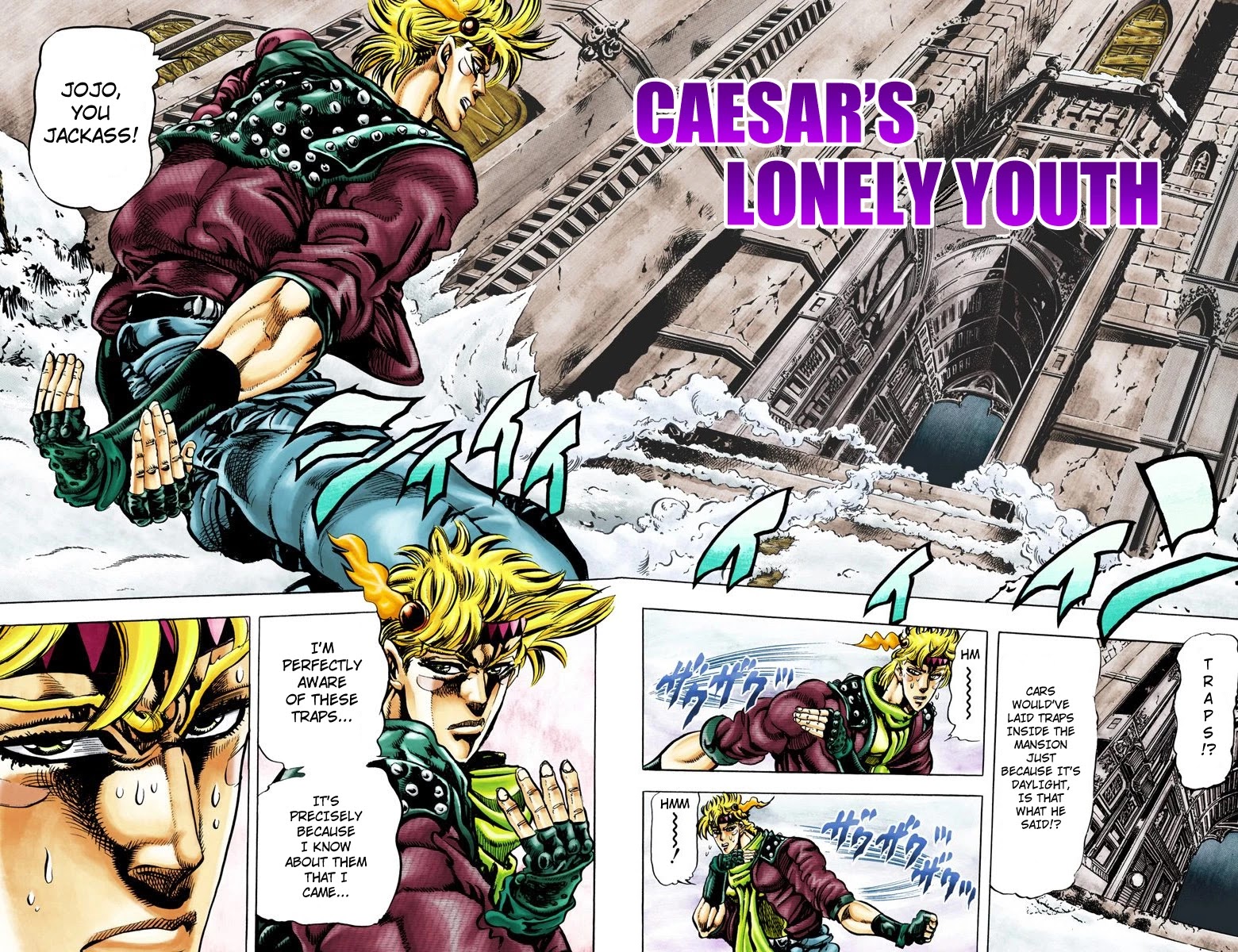 JoJo's Bizarre Adventure Part 2 - Battle Tendency (Official Colored) chapter 45 page 1