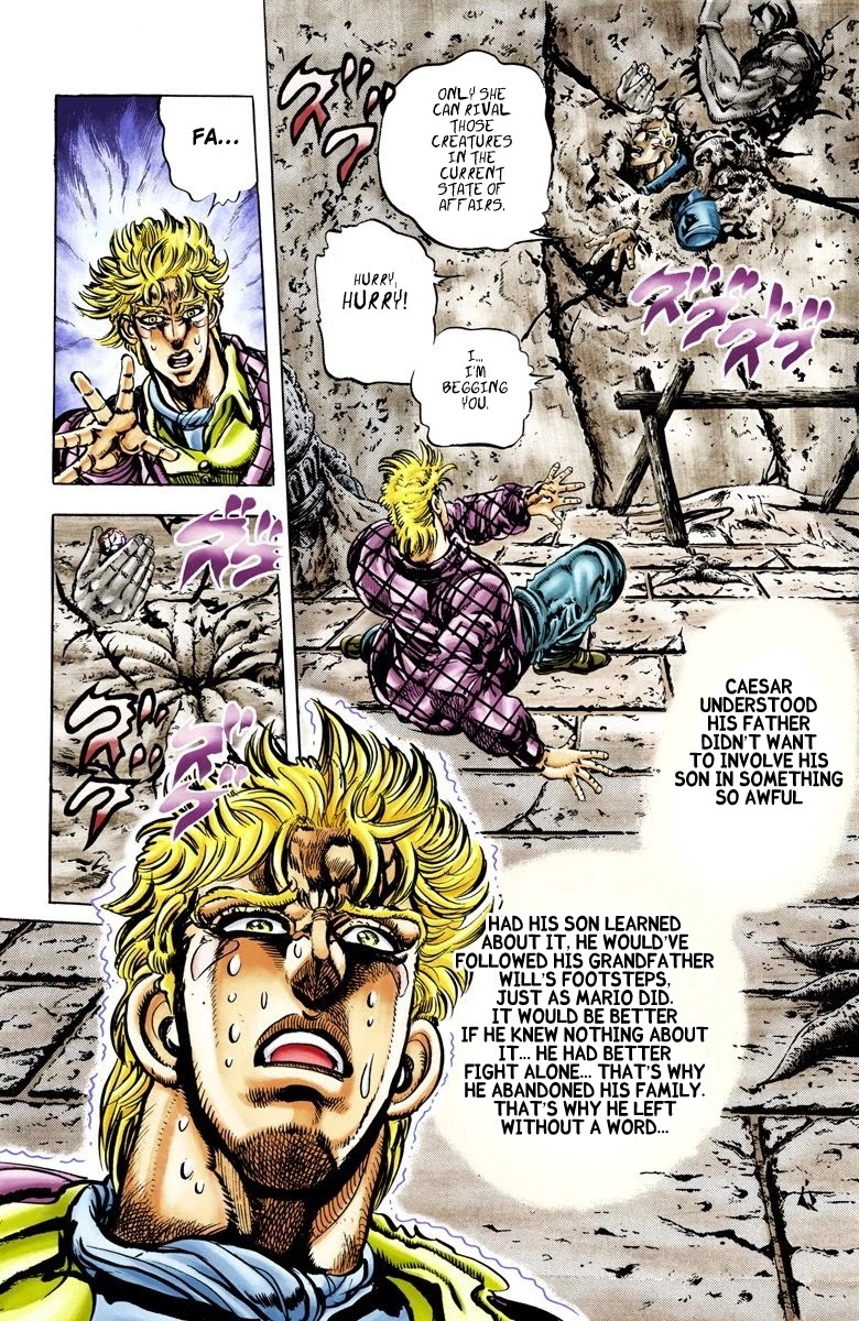 JoJo's Bizarre Adventure Part 2 - Battle Tendency (Official Colored) chapter 45 page 16