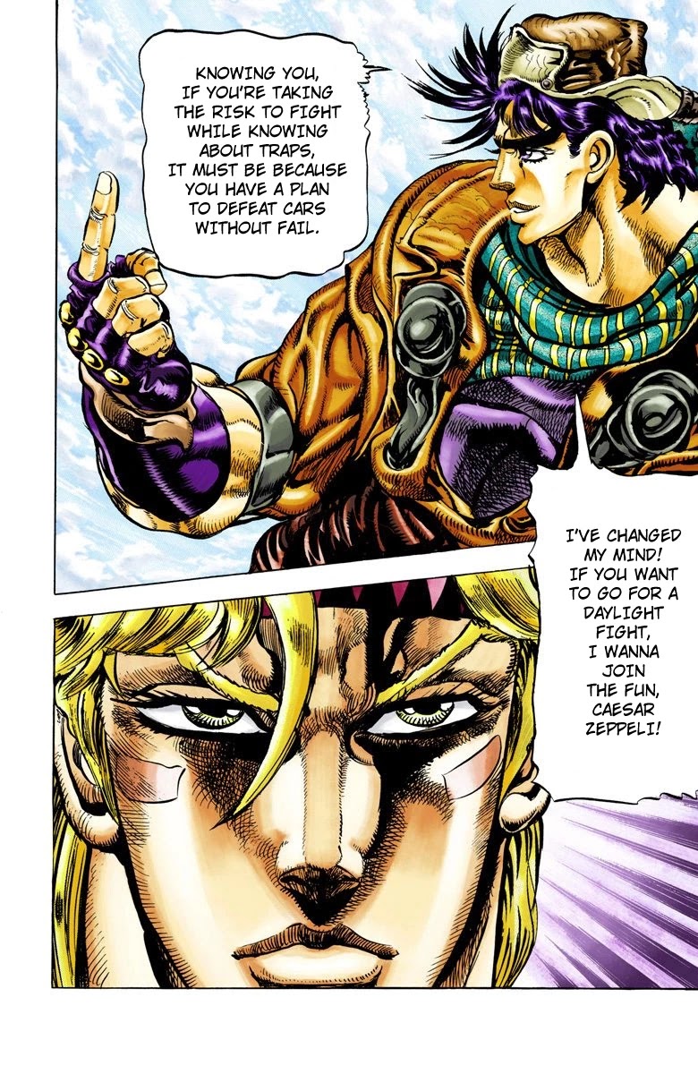 JoJo's Bizarre Adventure Part 2 - Battle Tendency (Official Colored) chapter 45 page 18