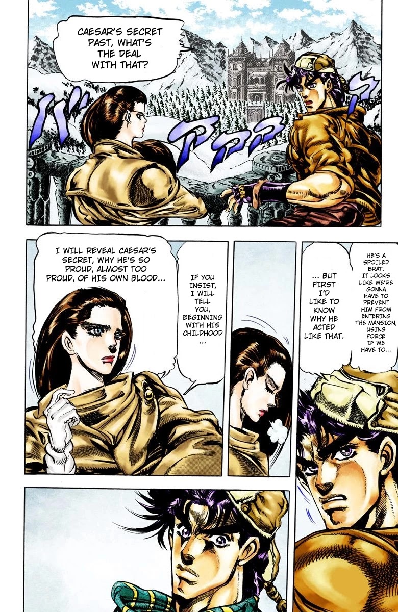 JoJo's Bizarre Adventure Part 2 - Battle Tendency (Official Colored) chapter 45 page 2