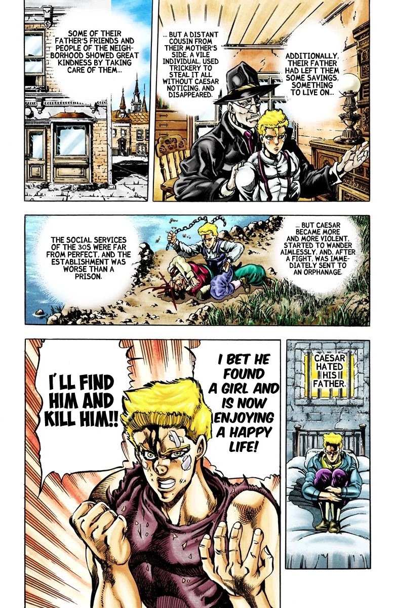 JoJo's Bizarre Adventure Part 2 - Battle Tendency (Official Colored) chapter 45 page 4