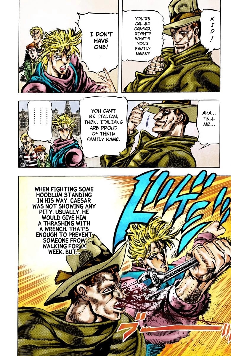 JoJo's Bizarre Adventure Part 2 - Battle Tendency (Official Colored) chapter 45 page 6