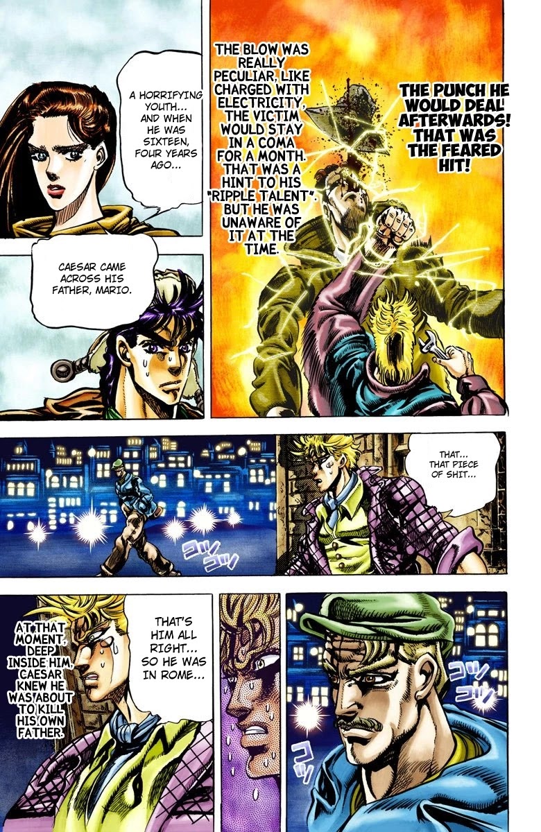 JoJo's Bizarre Adventure Part 2 - Battle Tendency (Official Colored) chapter 45 page 7