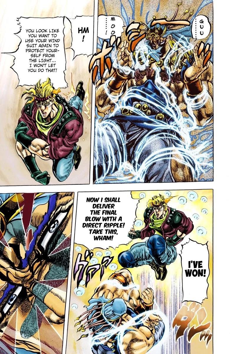 JoJo's Bizarre Adventure Part 2 - Battle Tendency (Official Colored) chapter 47 page 17