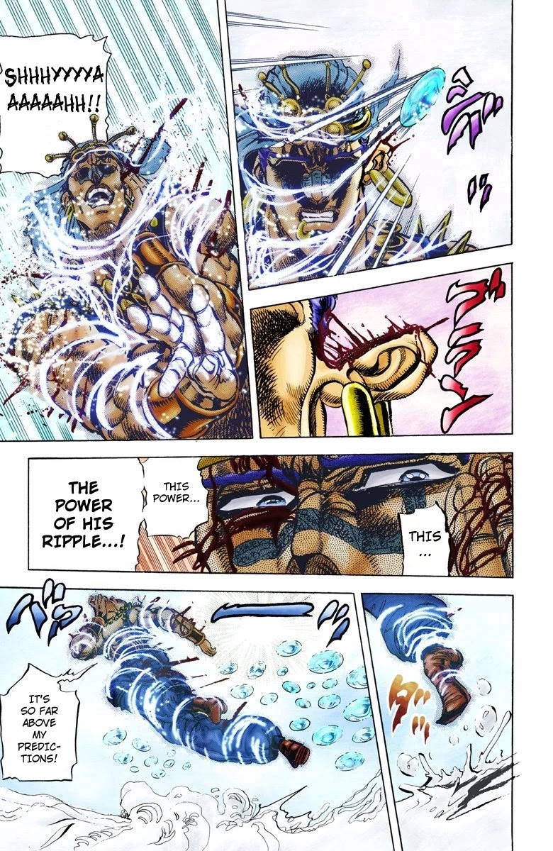 JoJo's Bizarre Adventure Part 2 - Battle Tendency (Official Colored) chapter 47 page 3