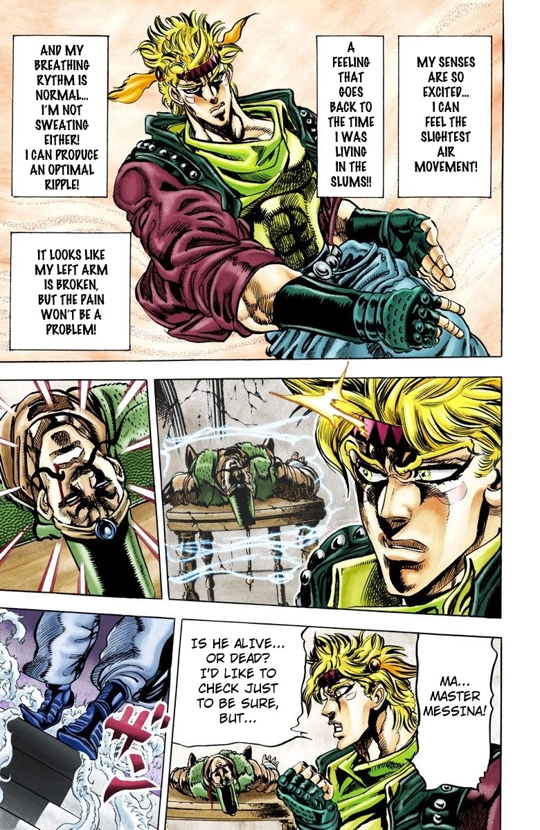 JoJo's Bizarre Adventure Part 2 - Battle Tendency (Official Colored) chapter 47 page 9