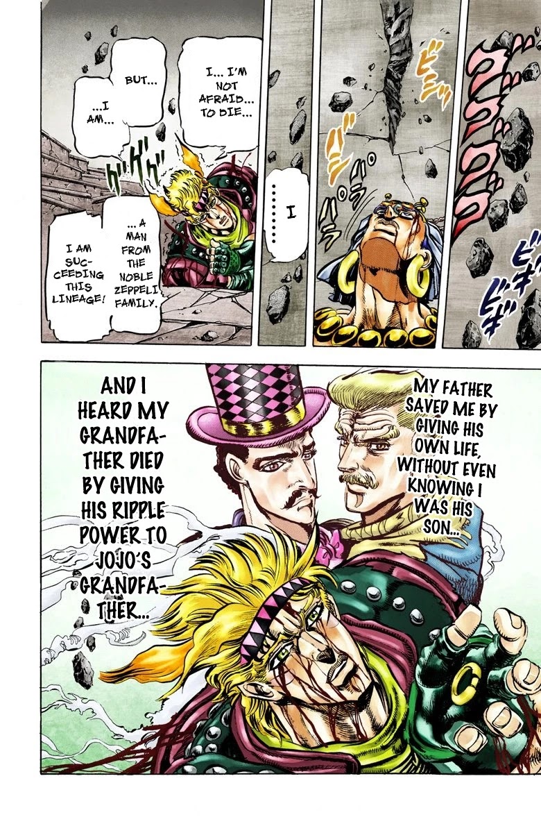 JoJo's Bizarre Adventure Part 2 - Battle Tendency (Official Colored) chapter 48 page 12