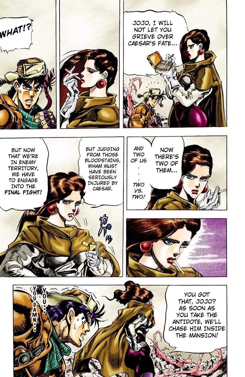 JoJo's Bizarre Adventure Part 2 - Battle Tendency (Official Colored) chapter 49 page 10