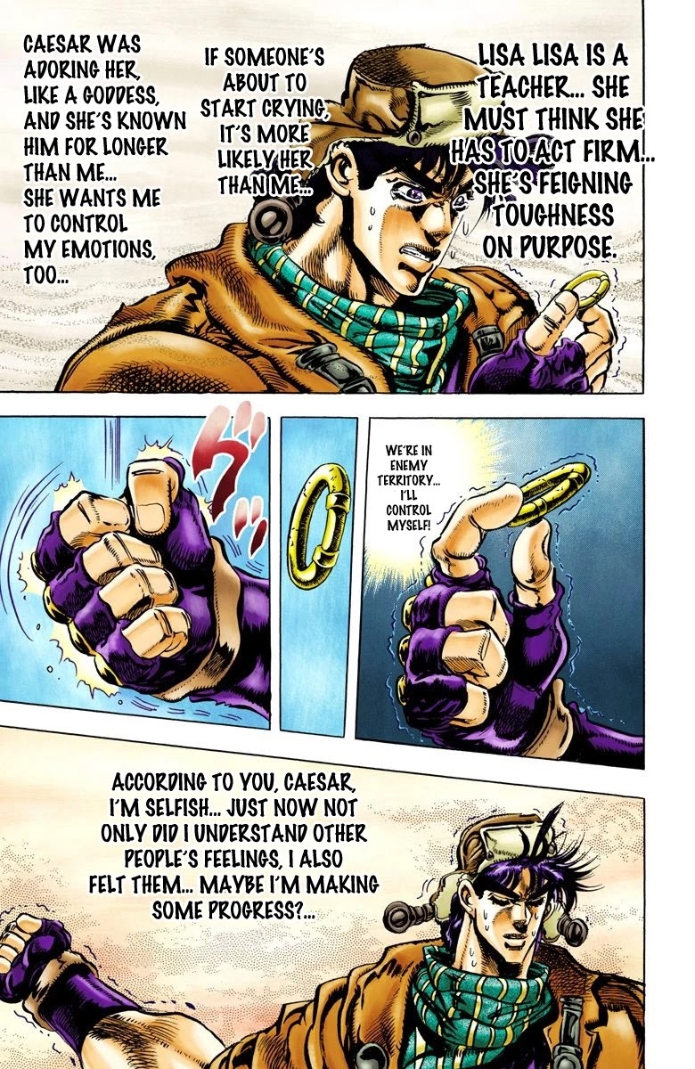 JoJo's Bizarre Adventure Part 2 - Battle Tendency (Official Colored) chapter 49 page 12