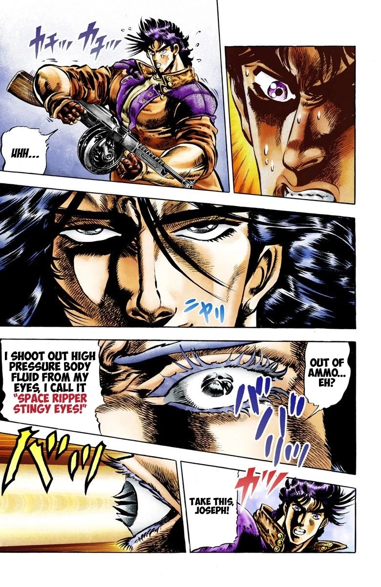 JoJo's Bizarre Adventure Part 2 - Battle Tendency (Official Colored) chapter 5 page 10