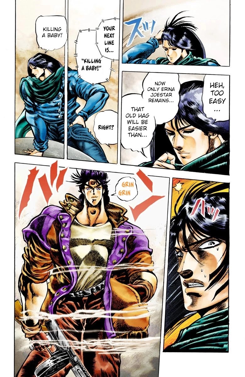 JoJo's Bizarre Adventure Part 2 - Battle Tendency (Official Colored) chapter 5 page 12