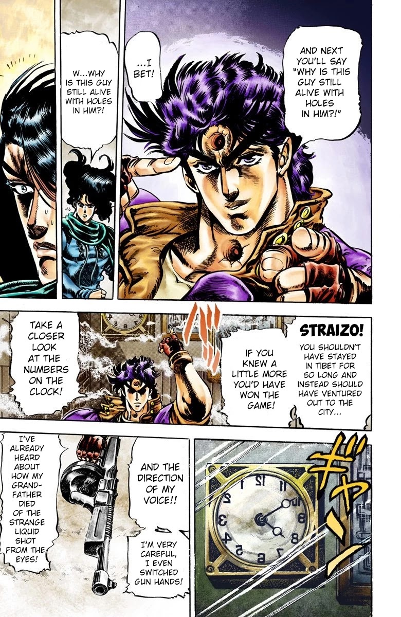 JoJo's Bizarre Adventure Part 2 - Battle Tendency (Official Colored) chapter 5 page 13