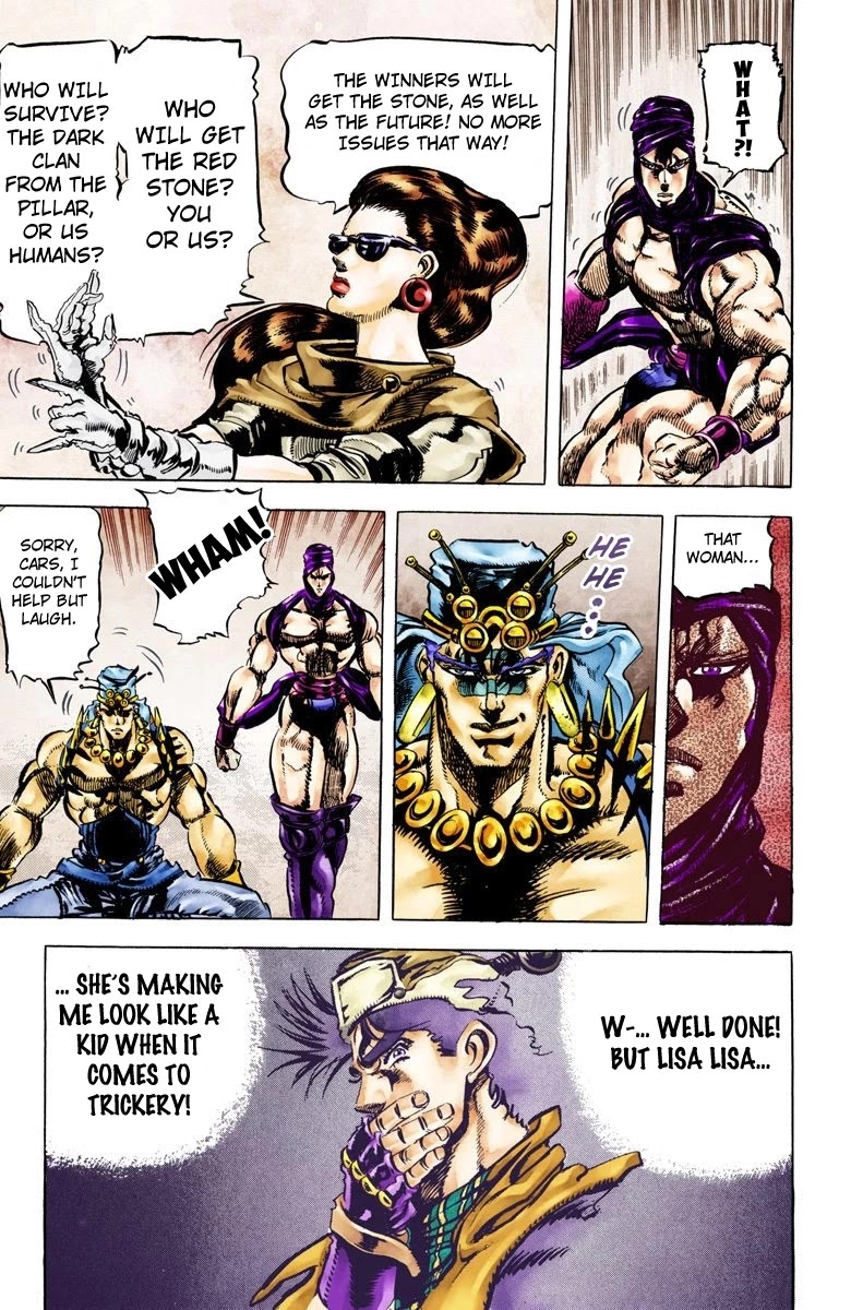 JoJo's Bizarre Adventure Part 2 - Battle Tendency (Official Colored) chapter 51 page 15