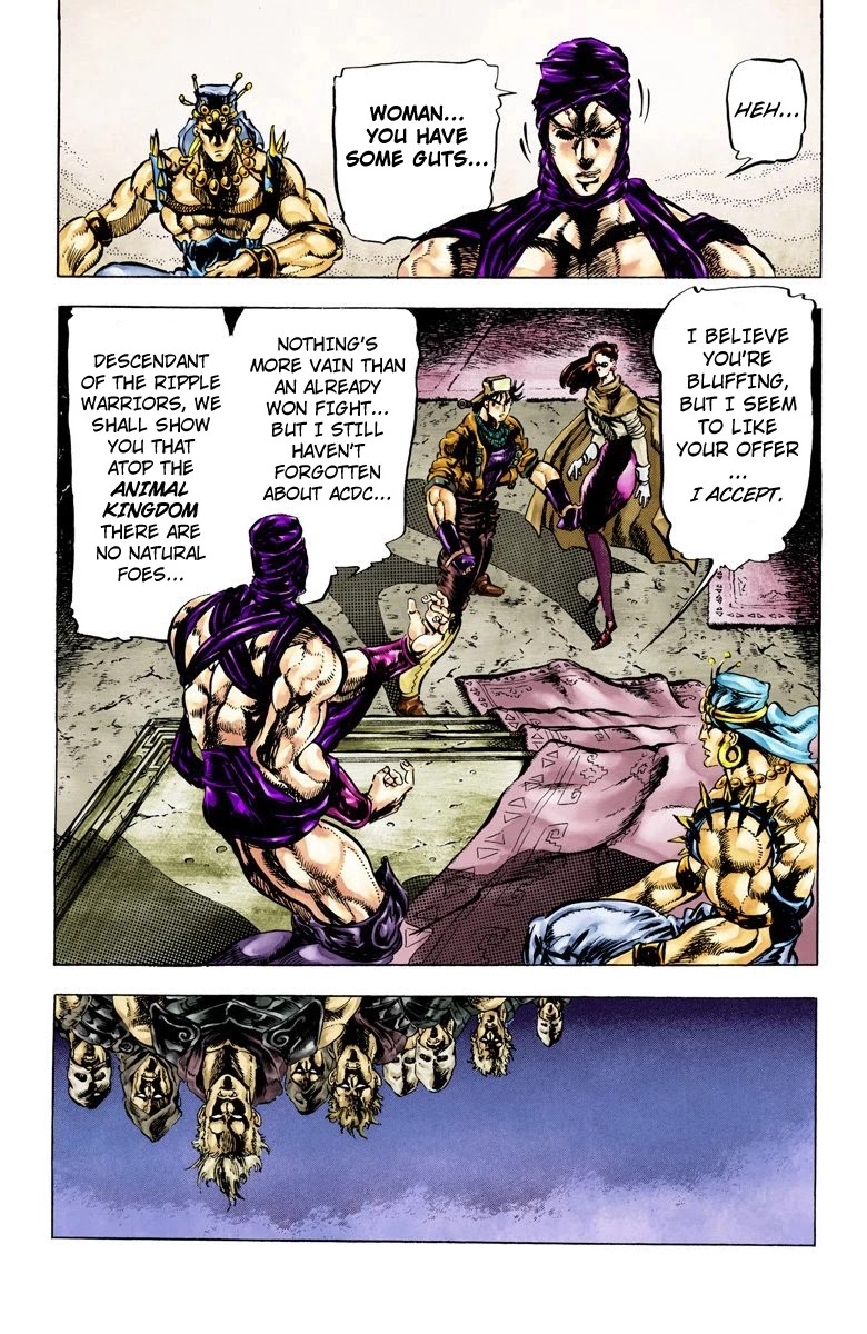 JoJo's Bizarre Adventure Part 2 - Battle Tendency (Official Colored) chapter 51 page 16