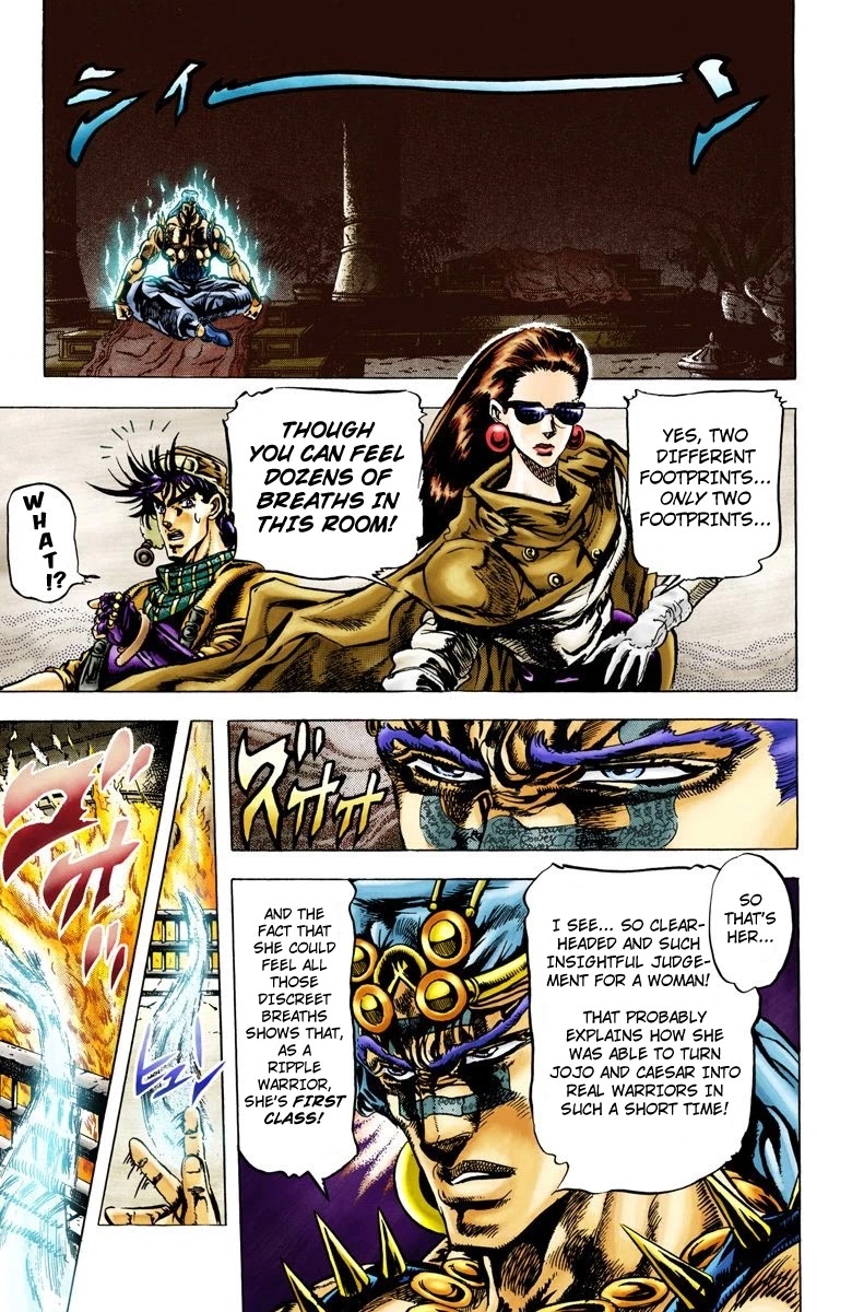 JoJo's Bizarre Adventure Part 2 - Battle Tendency (Official Colored) chapter 51 page 4