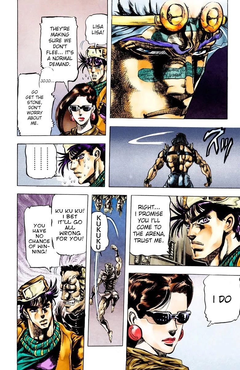 JoJo's Bizarre Adventure Part 2 - Battle Tendency (Official Colored) chapter 52 page 7