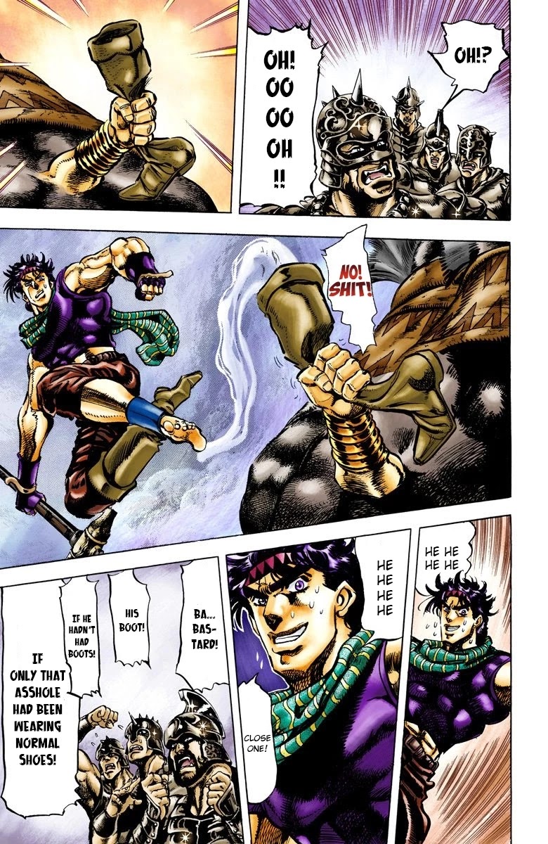 JoJo's Bizarre Adventure Part 2 - Battle Tendency (Official Colored) chapter 56 page 4