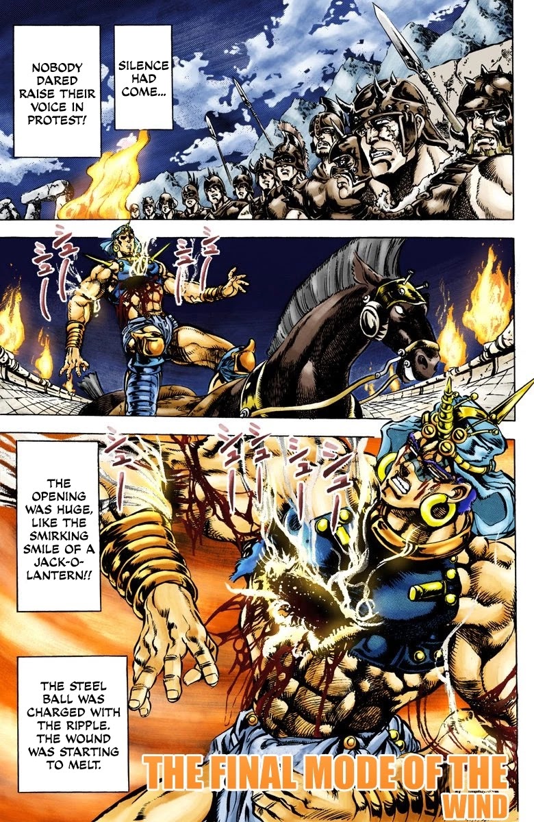 JoJo's Bizarre Adventure Part 2 - Battle Tendency (Official Colored) chapter 59 page 2