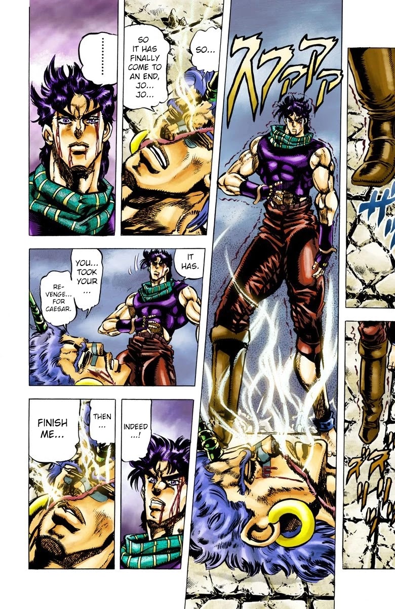 JoJo's Bizarre Adventure Part 2 - Battle Tendency (Official Colored) chapter 60 page 3