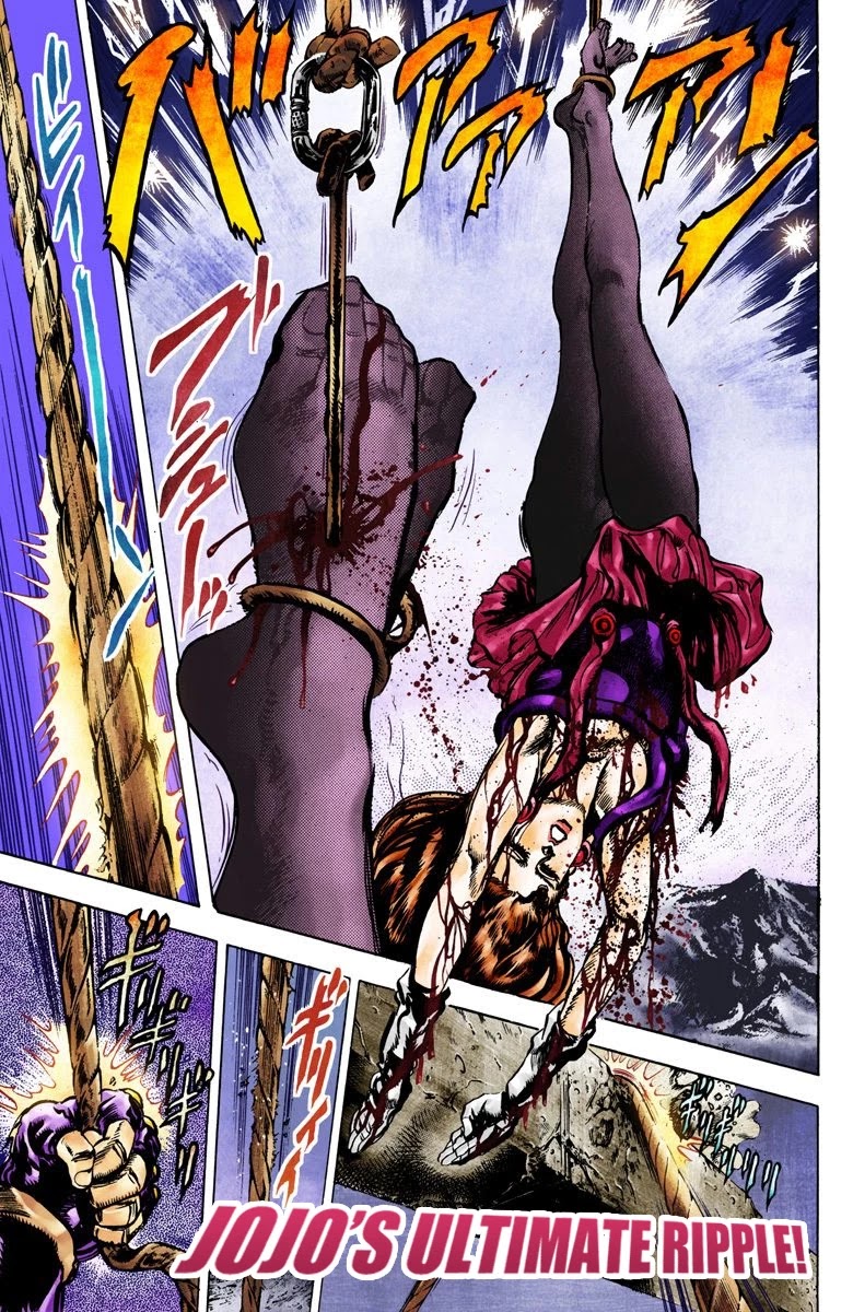 JoJo's Bizarre Adventure Part 2 - Battle Tendency (Official Colored) chapter 63 page 1