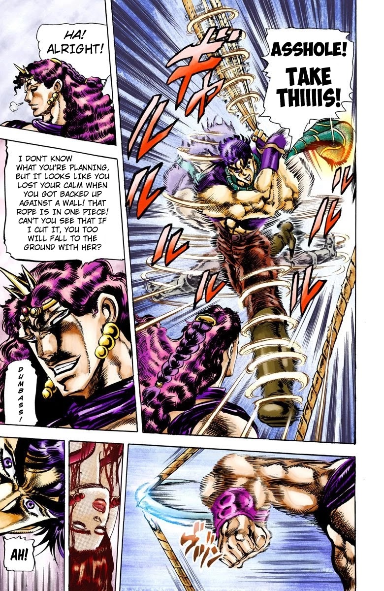 JoJo's Bizarre Adventure Part 2 - Battle Tendency (Official Colored) chapter 63 page 12