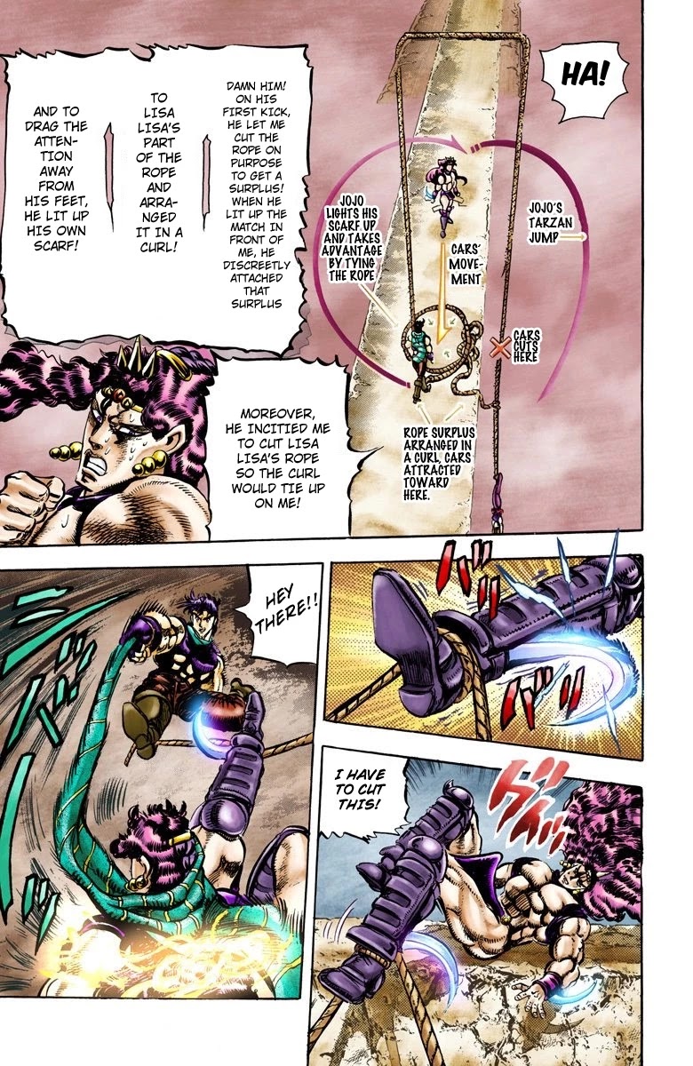 JoJo's Bizarre Adventure Part 2 - Battle Tendency (Official Colored) chapter 63 page 16