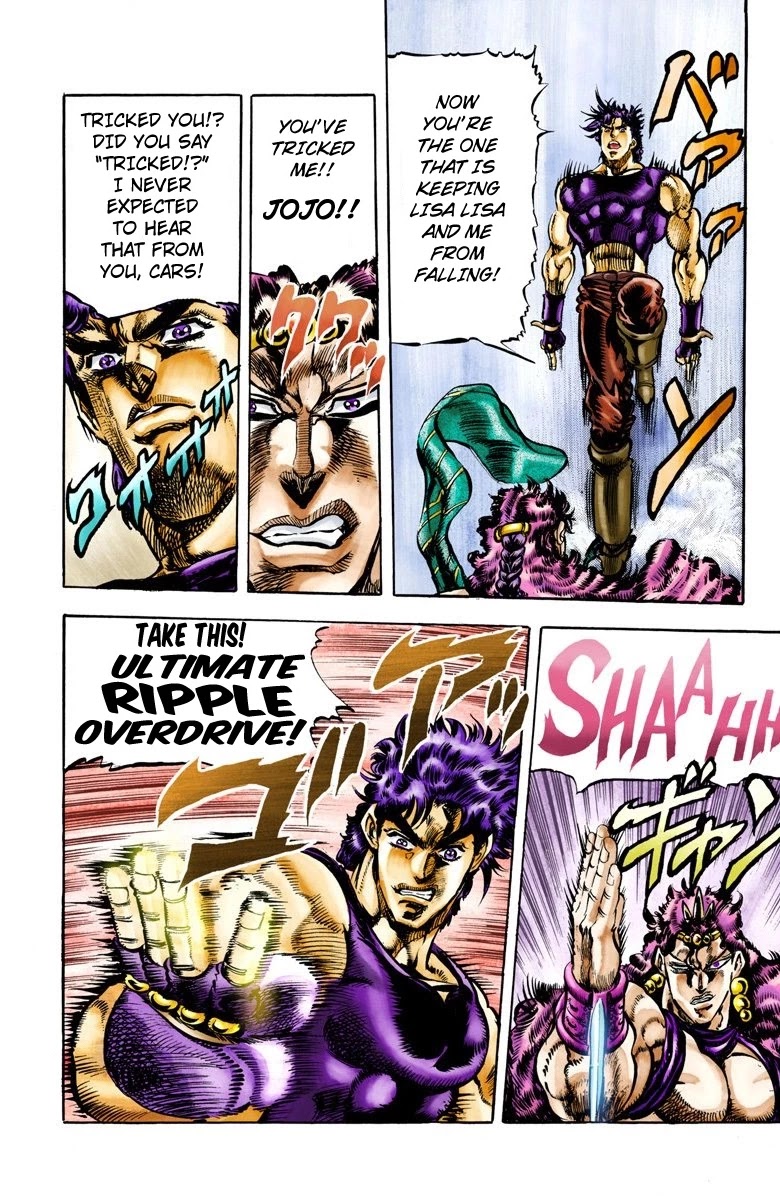 JoJo's Bizarre Adventure Part 2 - Battle Tendency (Official Colored) chapter 63 page 17