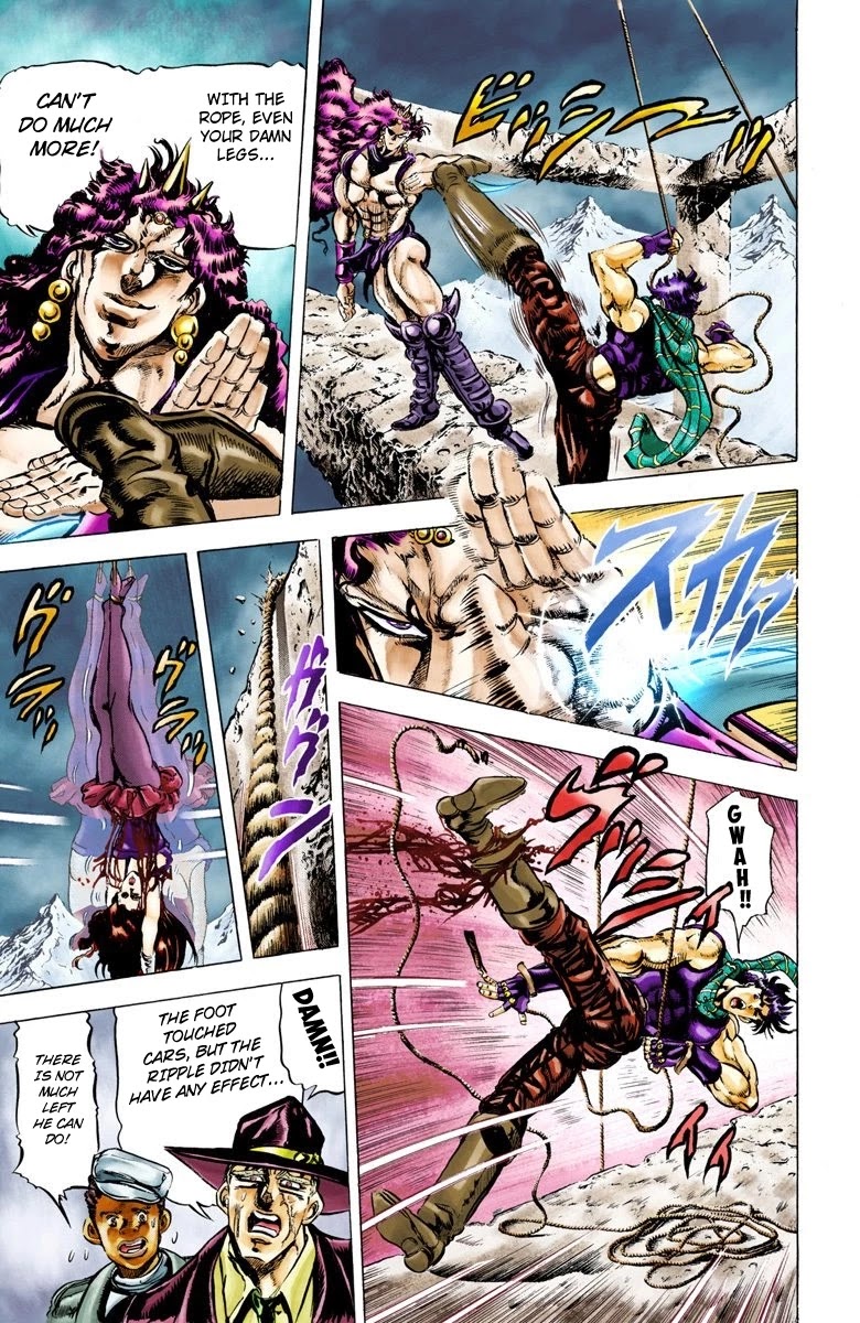 JoJo's Bizarre Adventure Part 2 - Battle Tendency (Official Colored) chapter 63 page 4