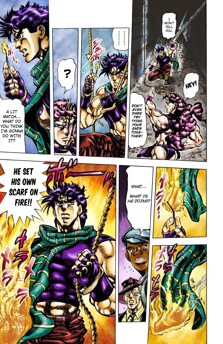 JoJo's Bizarre Adventure Part 2 - Battle Tendency (Official Colored) chapter 63 page 6