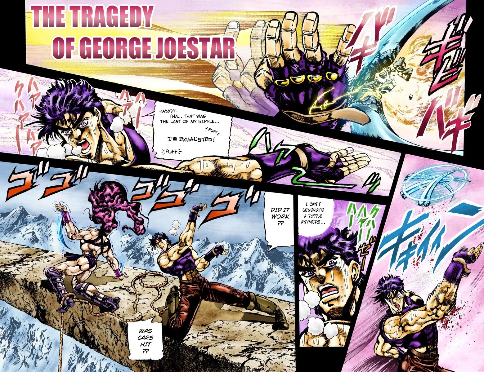 JoJo's Bizarre Adventure Part 2 - Battle Tendency (Official Colored) chapter 64 page 1