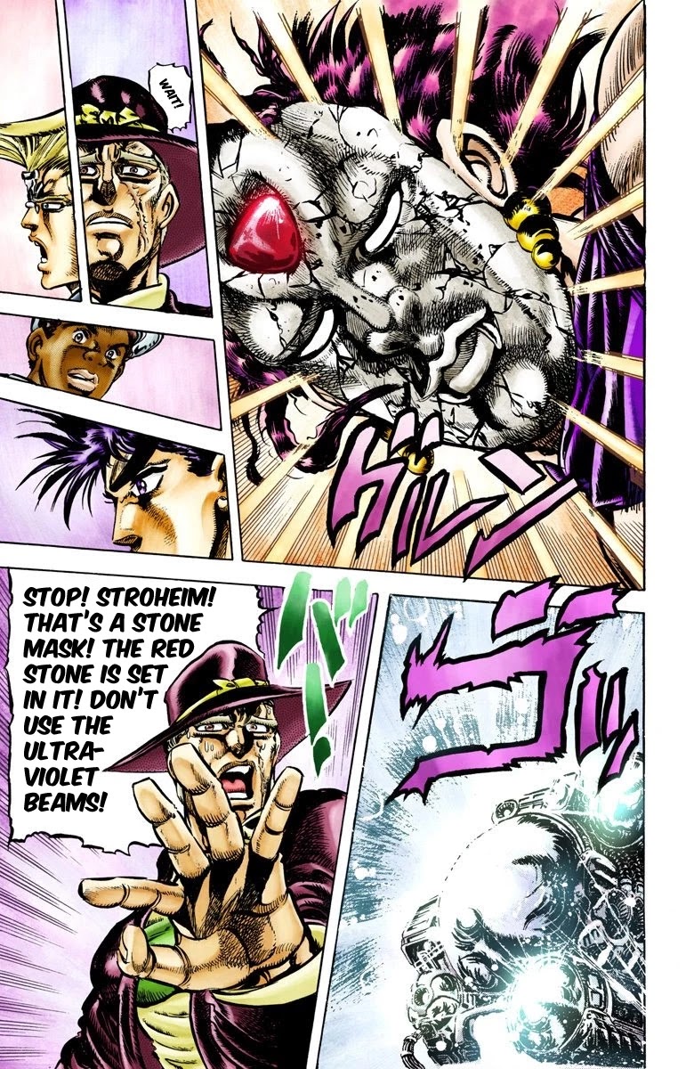 JoJo's Bizarre Adventure Part 2 - Battle Tendency (Official Colored) chapter 64 page 15