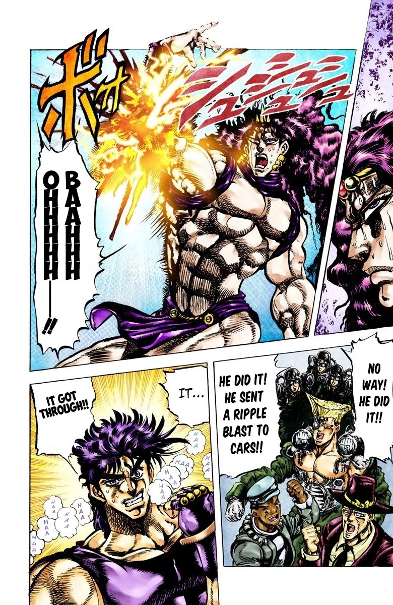 JoJo's Bizarre Adventure Part 2 - Battle Tendency (Official Colored) chapter 64 page 2