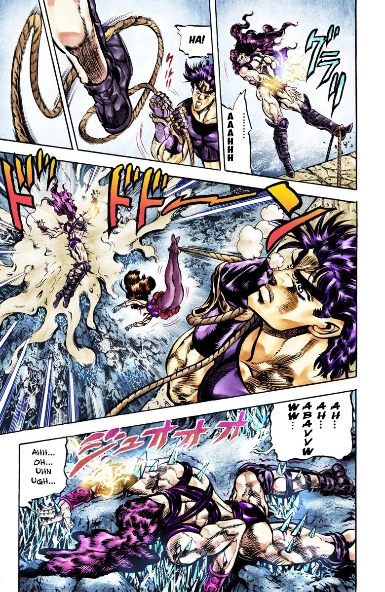 JoJo's Bizarre Adventure Part 2 - Battle Tendency (Official Colored) chapter 64 page 3