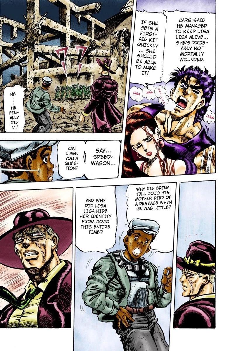 JoJo's Bizarre Adventure Part 2 - Battle Tendency (Official Colored) chapter 64 page 5