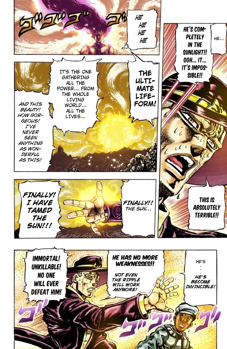 JoJo's Bizarre Adventure Part 2 - Battle Tendency (Official Colored) chapter 65 page 13