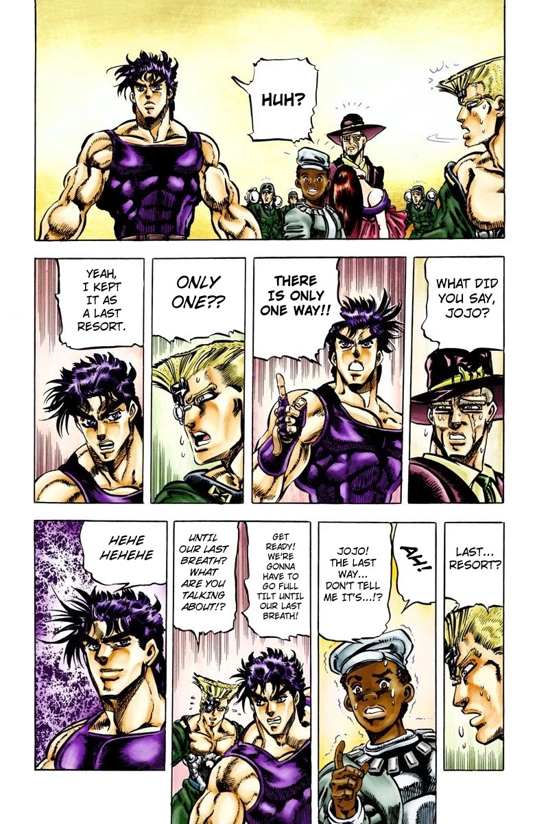 JoJo's Bizarre Adventure Part 2 - Battle Tendency (Official Colored) chapter 65 page 15