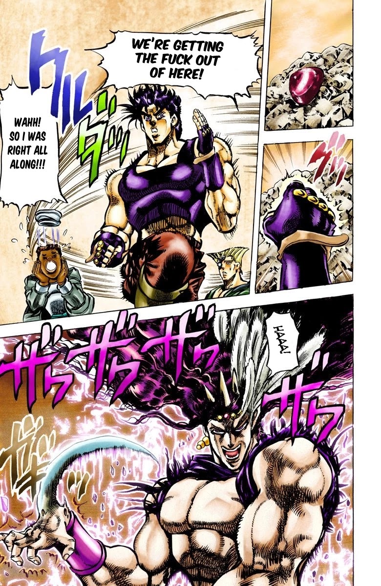 JoJo's Bizarre Adventure Part 2 - Battle Tendency (Official Colored) chapter 65 page 16