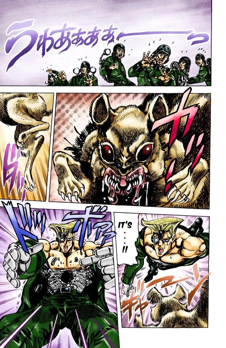 JoJo's Bizarre Adventure Part 2 - Battle Tendency (Official Colored) chapter 65 page 8