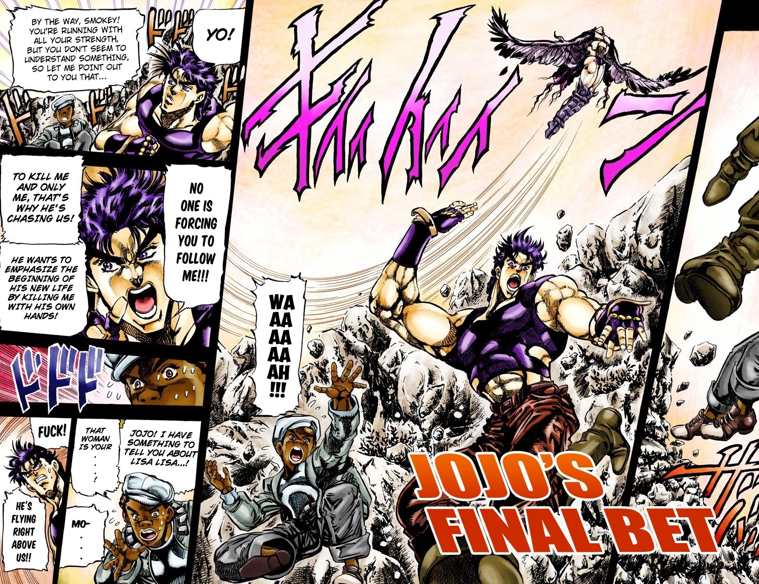 JoJo's Bizarre Adventure Part 2 - Battle Tendency (Official Colored) chapter 66 page 1