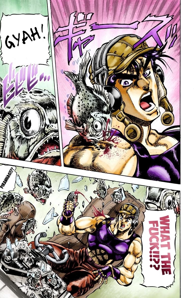 JoJo's Bizarre Adventure Part 2 - Battle Tendency (Official Colored) chapter 66 page 11