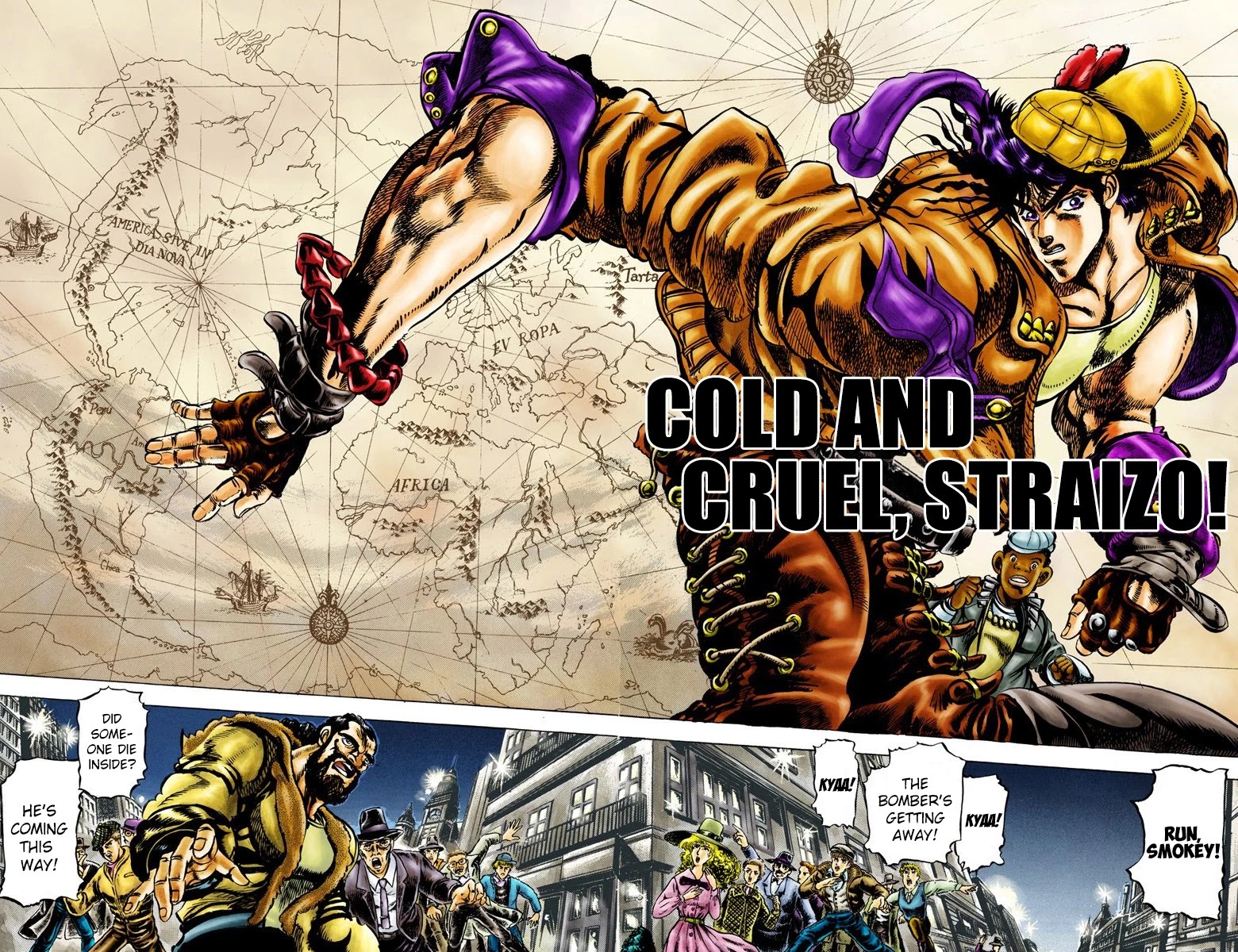 JoJo's Bizarre Adventure Part 2 - Battle Tendency (Official Colored) chapter 7 page 1